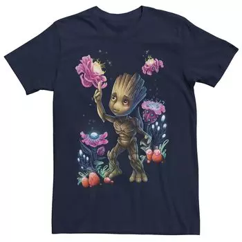 Мужская футболка Marvel Guardians Of The Galaxy Groot Plants Licensed Character