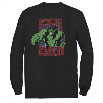 Мужская футболка Marvel Hulk Father's Day Strong Dad Licensed Character
