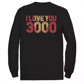 Мужская футболка Marvel Iron Man Love You 3000 Licensed Character