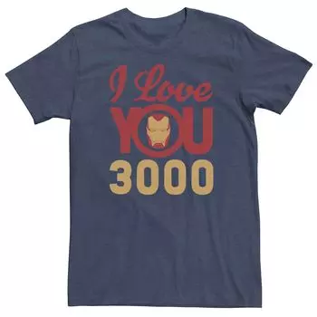 Мужская футболка Marvel Iron Man Love You 3000 Licensed Character