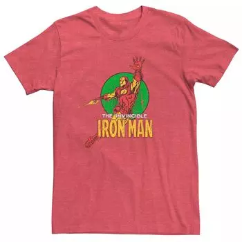 Мужская футболка Marvel Iron Man в винтажном стиле с изображением позы Licensed Character