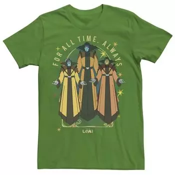 Мужская футболка Marvel Loki Time Keepers For All Time Quote Licensed Character