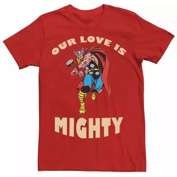 Мужская футболка Marvel Mighty Love ко Дню святого Валентина Licensed Character