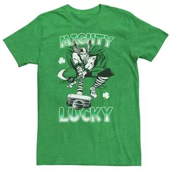 Мужская футболка Marvel Mighty Lucky ко Дню Святого Патрика Licensed Character