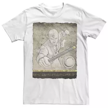 Мужская футболка Marvel Moon Knight Mr Knight Scroll Fragment Licensed Character