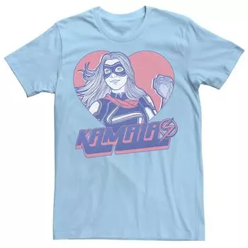 Мужская футболка Marvel Ms. Marvel Heart Kamala Licensed Character