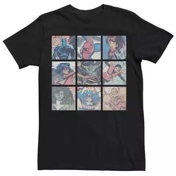 Мужская футболка Marvel Pastel Heroes Licensed Character