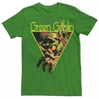 Мужская футболка Marvel Retro Green Goblin с треугольными чашками Licensed Character