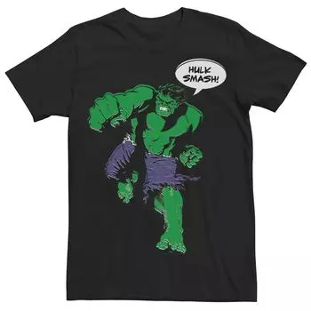 Мужская футболка Marvel Retro The Incredible Hulk Vintage Smash с рисунком Licensed Character