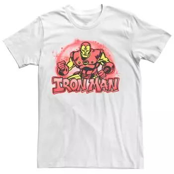 Мужская футболка Marvel с аэрографией «Железный человек» Licensed Character