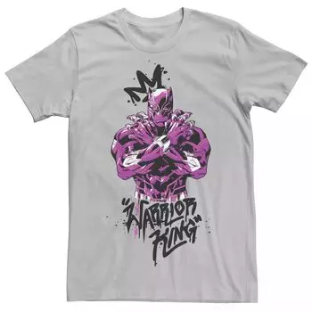 Мужская футболка Marvel's Black Panther Warrior King Street Art Licensed Character