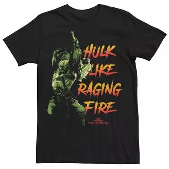 Мужская футболка Marvel's Hulk Like Raging Fire Licensed Character