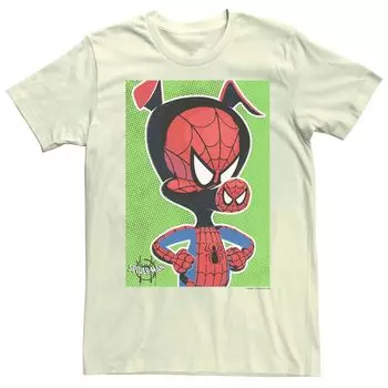 Мужская футболка Marvel's Spider-Man в стиле поп-арт с изображением Свина-паука Licensed Character