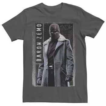 Мужская футболка Marvel «Сокол и Зимний солдат» Baron Zemo V2 Licensed Character