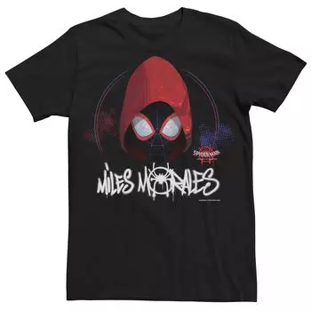 Мужская футболка Marvel Spider-Man Into The Spiderverse с капюшоном Miles Licensed Character