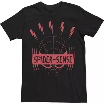 Мужская футболка Marvel Spider-Man Miles Morales Spider-Sense Licensed Character