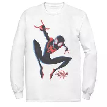 Мужская футболка Marvel Spider-Man Spiderverse Miles Morales Licensed Character