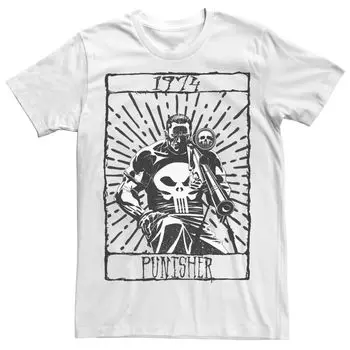 Мужская футболка Marvel The Punisher с изображением Священного Писания Licensed Character