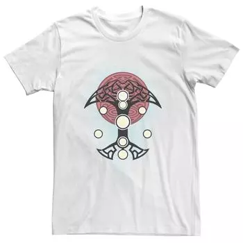 Мужская футболка Marvel Thor Love and Thunder Blue с брызгами Licensed Character