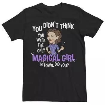 Мужская футболка Marvel WandaVision Agatha Harkness Magical Girl Licensed Character