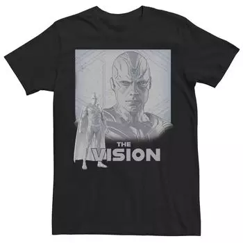 Мужская футболка Marvel WandaVision Vision The Sentient Weapon Licensed Character