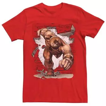 Мужская футболка Marvel X-Men Juggernaut Wall Smash Licensed Character