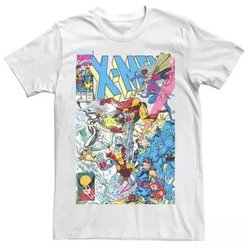 Мужская футболка Marvel Xmen в стиле ретро с комиксами для групповых боев Licensed Character