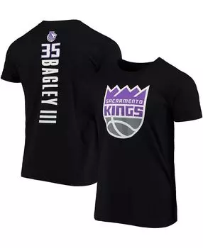 Мужская футболка marvin bagley iii black sacramento kings team playmaker с именем и номером Fanatics, черный