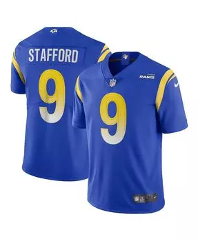 Мужская футболка matthew stafford royal los angeles rams vapor limited Nike