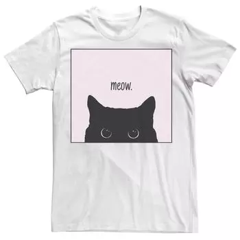 Мужская футболка Meow Cat в стиле поп-арт Licensed Character