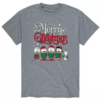Мужская футболка Merry Christmas с арахисом Licensed Character