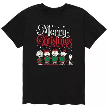 Мужская футболка Merry Christmas с арахисом Licensed Character