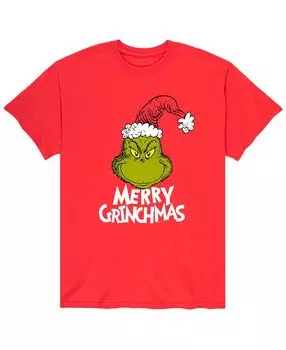 Мужская футболка merry grinchmas dr. seuss the grinch AIRWAVES, красный