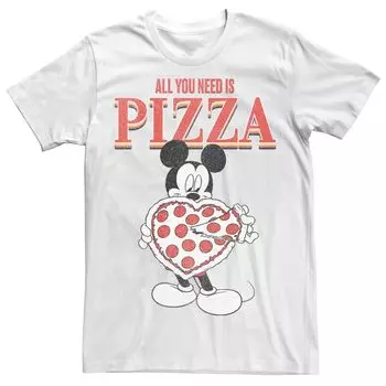 Мужская футболка Mickey & Friends Mickey All You Need Is Pizza Disney