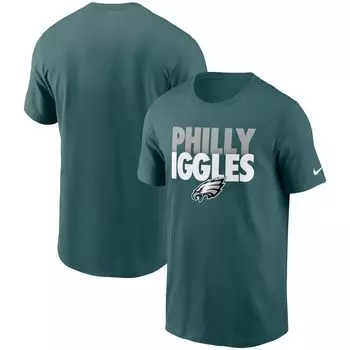 Мужская футболка Midnight Green Philadelphia Eagles Hometown Collection Iggles Nike