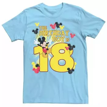 Мужская футболка «Микки и друзья» для мальчика на день рождения 18 лет Disney