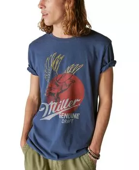 Мужская футболка Miller Eagle с короткими рукавами Lucky Brand, синий