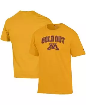 Мужская футболка Minnesota Golden Gophers Gold Out Champion, золото