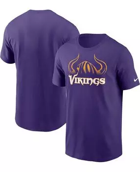 Мужская футболка minnesota vikings hometown collection со шлемом Nike, фиолетовый