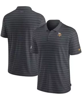 Мужская футболка minnesota vikings sideline victory coaches performance polo Lids