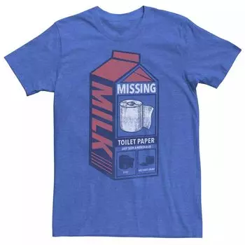 Мужская футболка Missing On Milk Carton Licensed Character