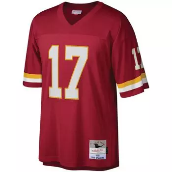 Мужская футболка Mitchell & Ness Doug Williams Burgundy Washington Football Team Legacy Replica Джерси