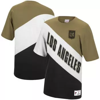 Мужская футболка Mitchell & Ness Gold/Black LAFC Play By Play