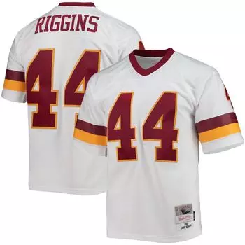 Мужская футболка Mitchell & Ness John Riggins White Washington Football Team 1982, реплика Legacy
