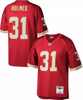 Мужская футболка Mitchell & Ness Kansas City Chiefs Priest Holmes # 31, 2002 г.