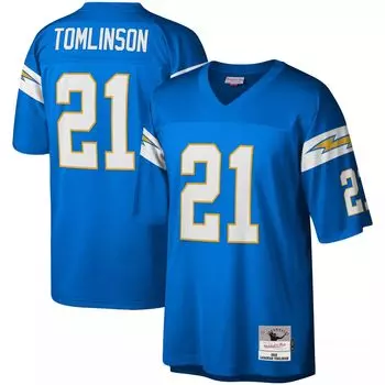 Мужская футболка Mitchell & Ness LaDainian Tomlinson Powder Blue Los Angeles Chargers Legacy Replica Jersey