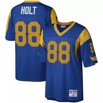 Мужская футболка Mitchell & Ness Torry Holt Royal Los Angeles Rams 1999 Legacy Replica
