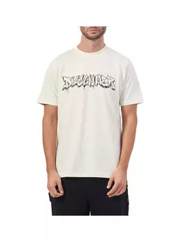 Мужская футболка молочный/черный Disclaimer