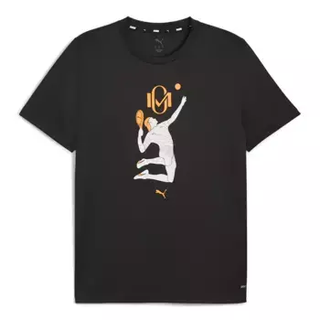 Мужская футболка Momo Graphic Tee Puma Padel, чёрный
