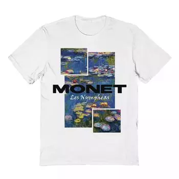 Мужская футболка Monet Claude Monet Waterlillies Licensed Character